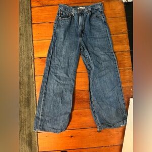 LEVIS Ribcage Straight wide Leg Casual Jeans Size 29